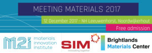 Meeting Materials M2i, SIM, Brightlands Materials Center